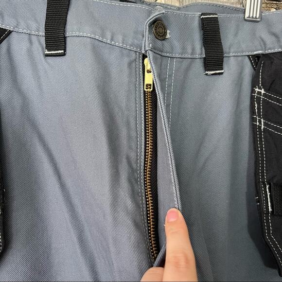 BLAKLADER Men's X1600 Work Pants Grey/Black 42/30 - Picture 8 of 11